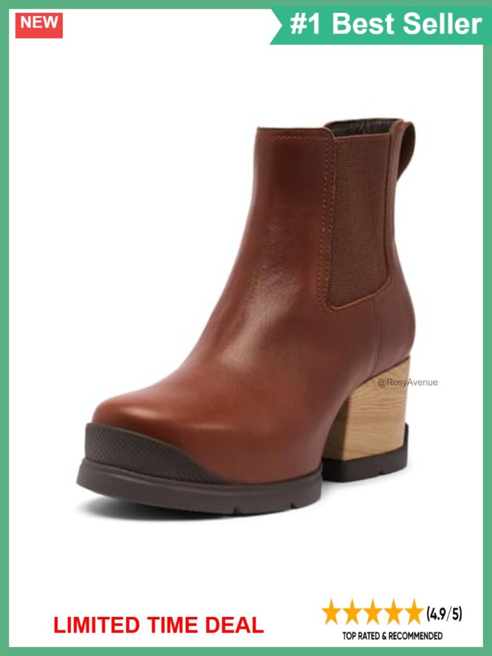 Sorel Roam'N Boot Chelsea Leather Ankle Boot